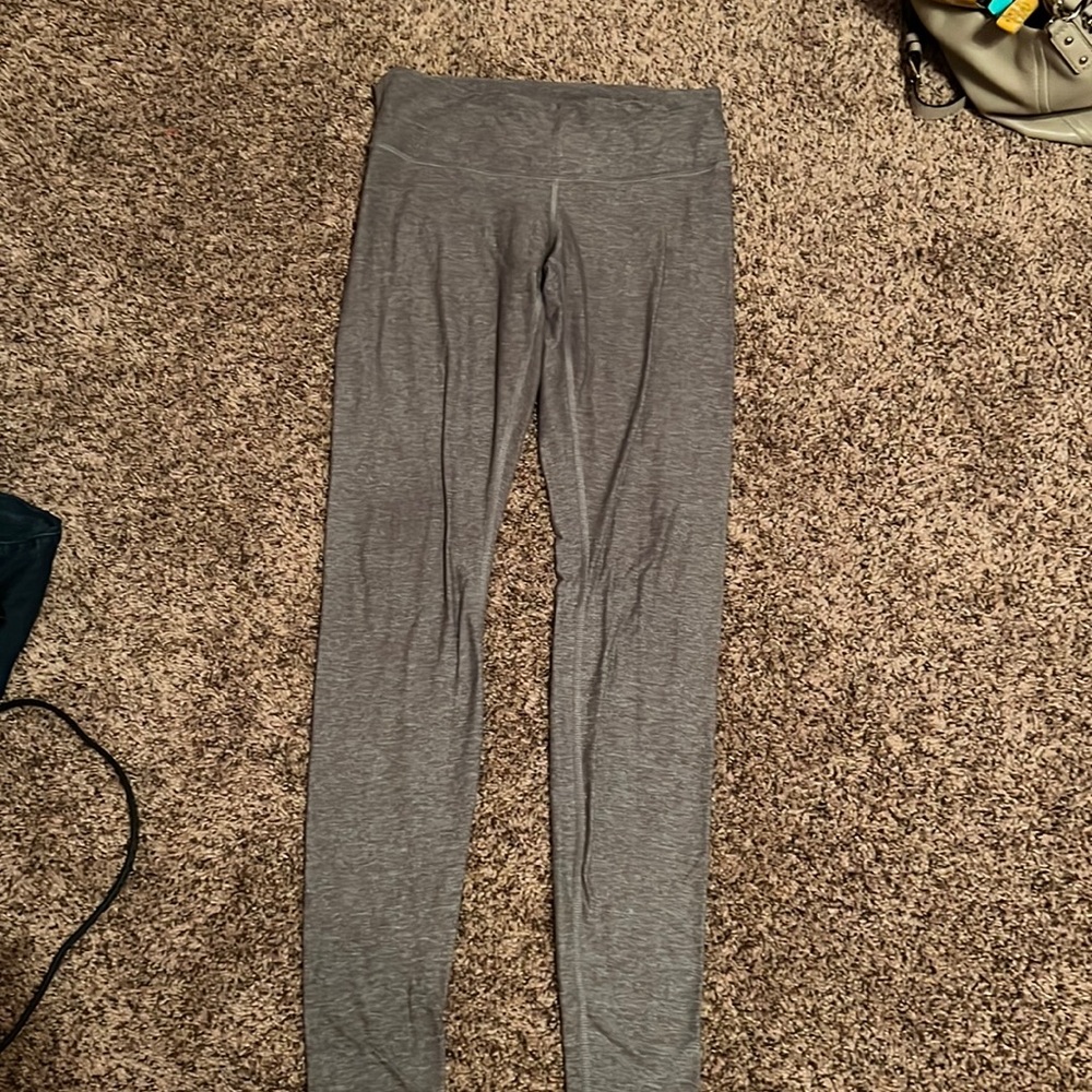 Gray Cotton lulu lemon leggings